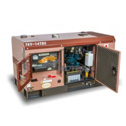 Дизельный генератор TOYO TKV-14TBS (Япония) в шумозащитном кожухе